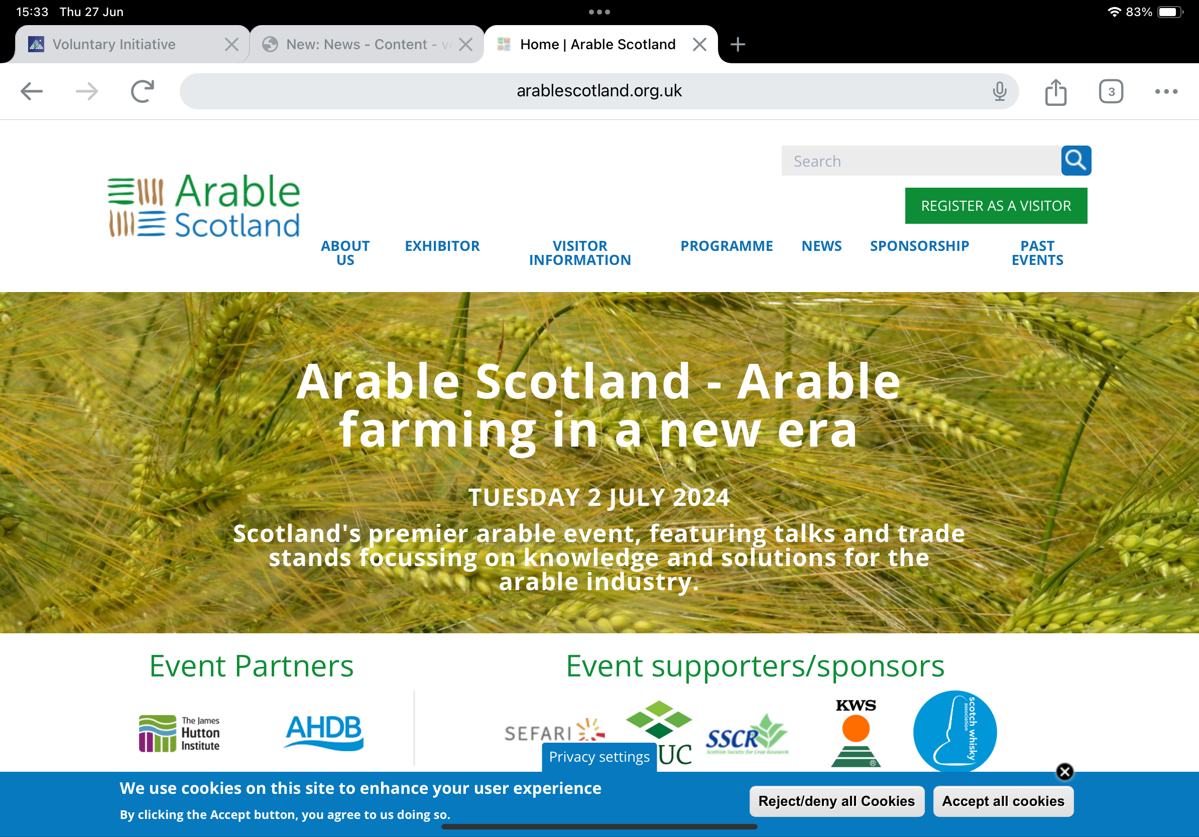 VI at Arable Scotland