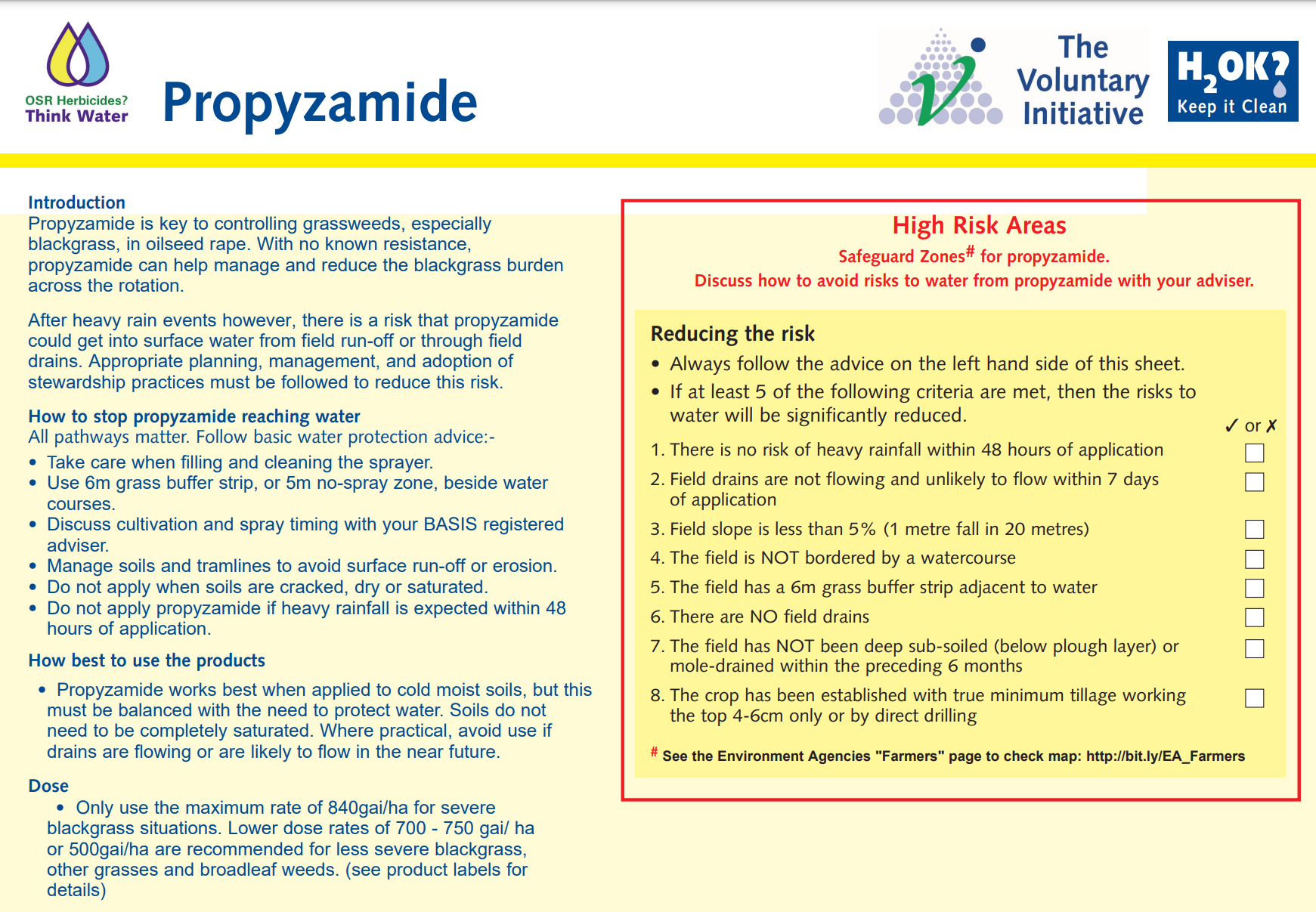 Propyzamide "use by" date fast approaching Image